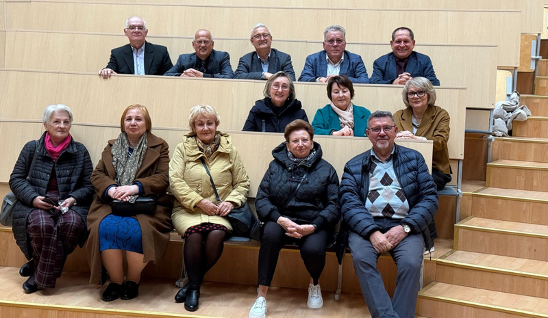 Universitete – studijų draugų susitikimas po 45 metų